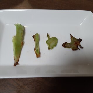 【ブロッコリーの茎】4種の素揚げ